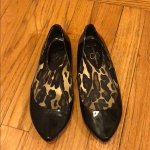 Black Patent Leather Flats Jessica Simpson sz 6